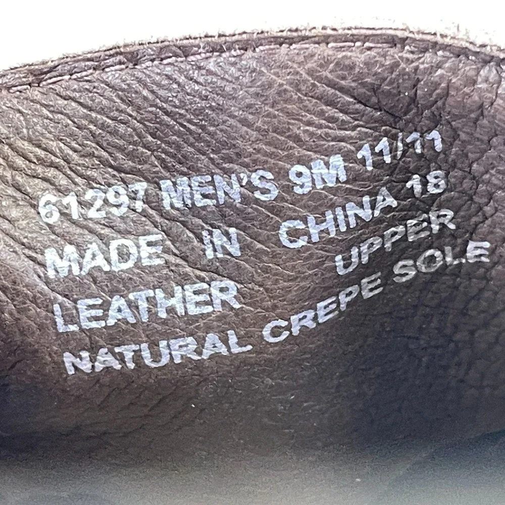 Clarks Originals Loafers Mens Size 9 M Brown Suede Crepe Sole Slip On Shoes